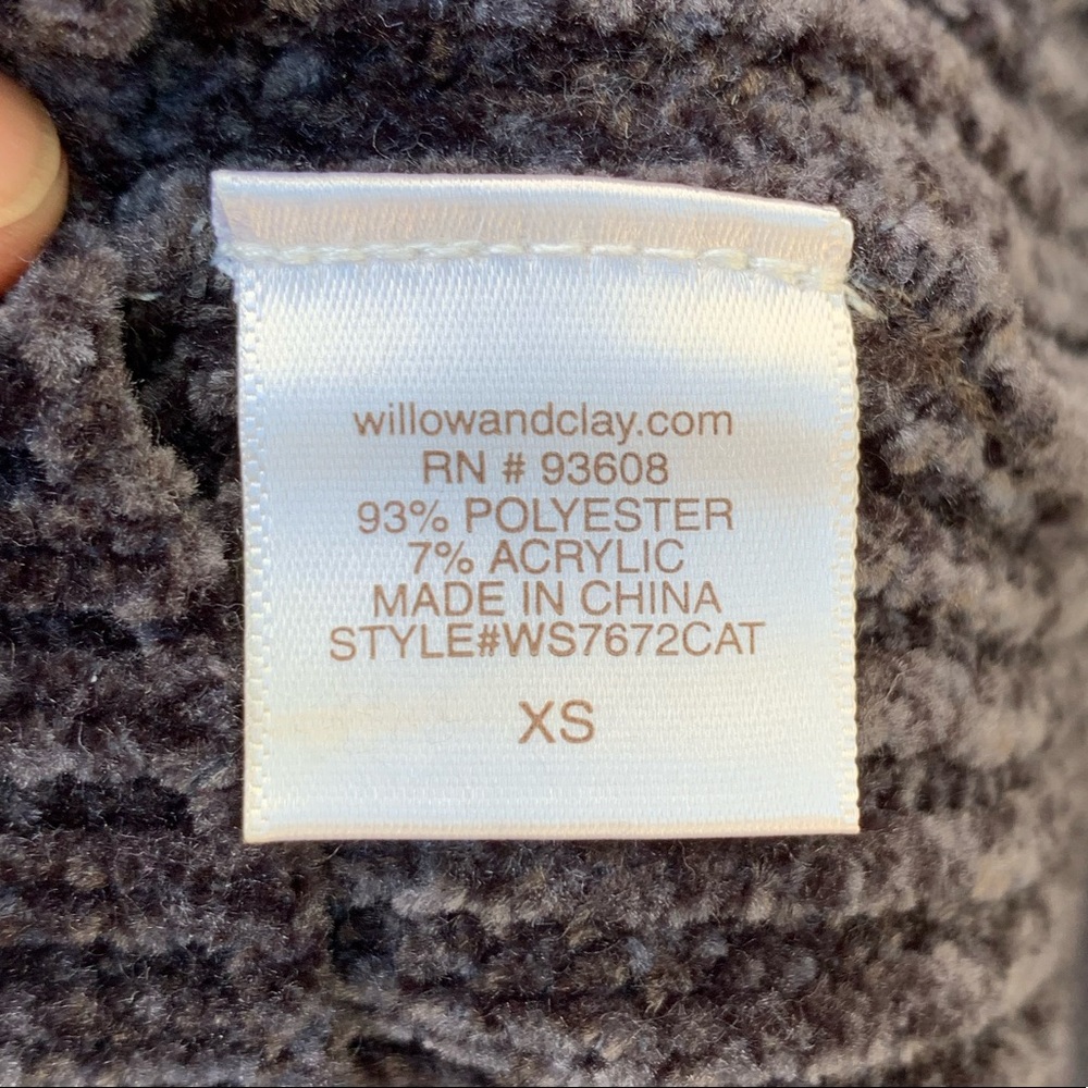 Willow & Clay ballon sleeve chenille sweater - Picture 5 of 11